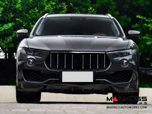 Maserati Levante S Sport Utility Front Center Lip - Carbon Fiber Maserati Levante S Sport Utility Front Center Lip - Carbon Fiber